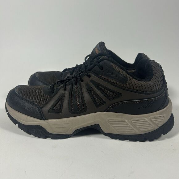 Avia Brown/Orange Hiking Shoes Boots MNAV21ES210 Mens Size 10.5 - Picture 4 of 13